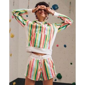 Champion stripe reversible hoodie